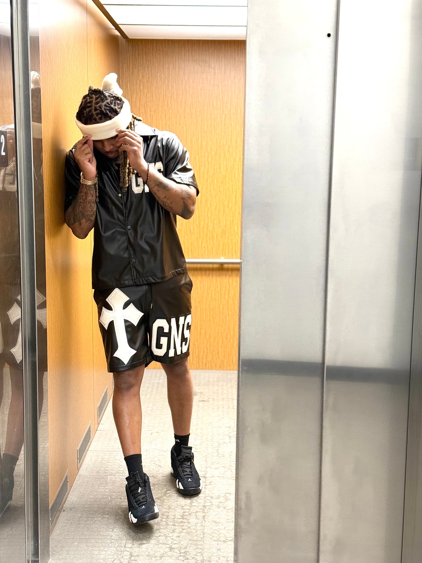 GNS LEATHER SHORTS (LIMITED EDITION)
